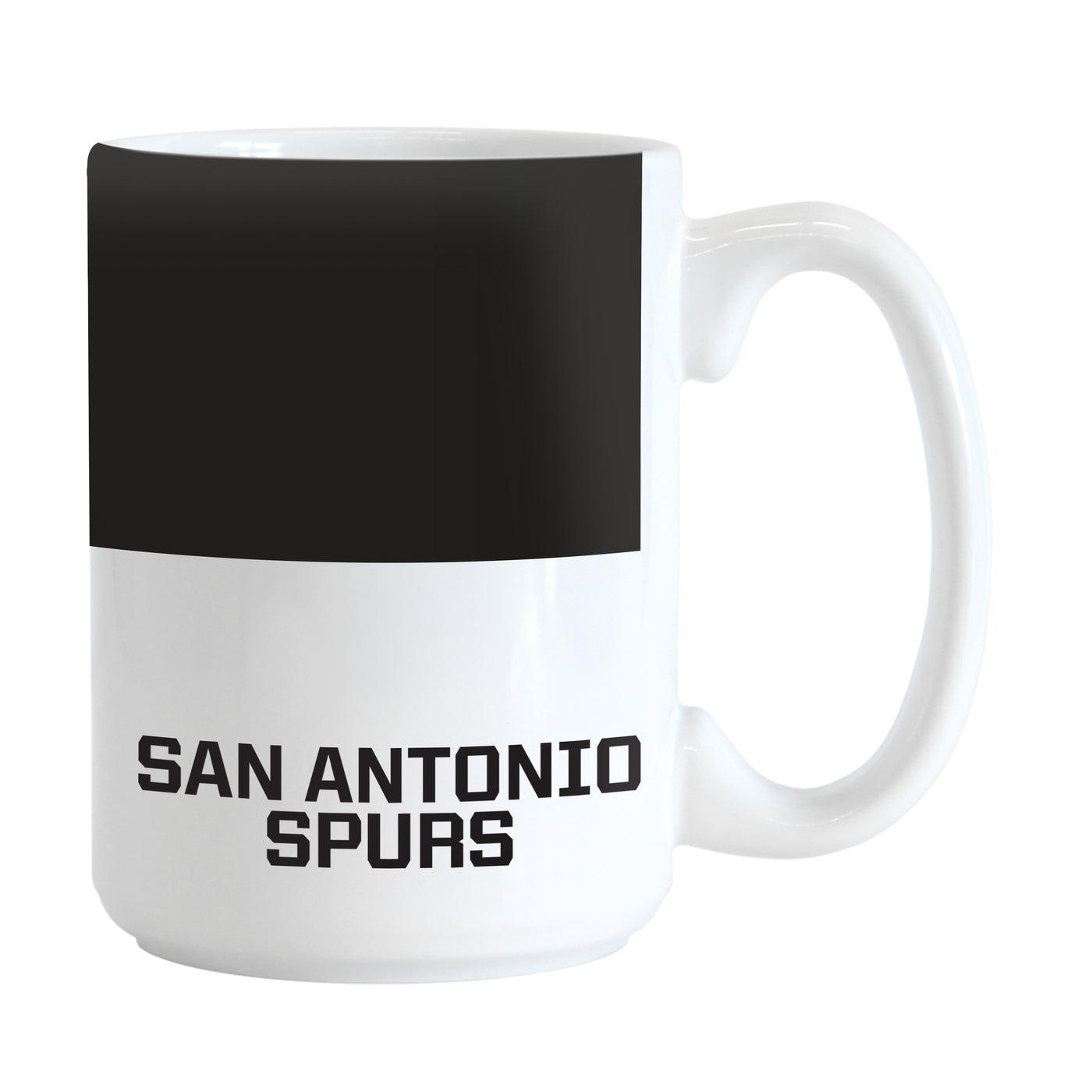 San Antonio Spurs Color Block 15 oz Sublimated Mug