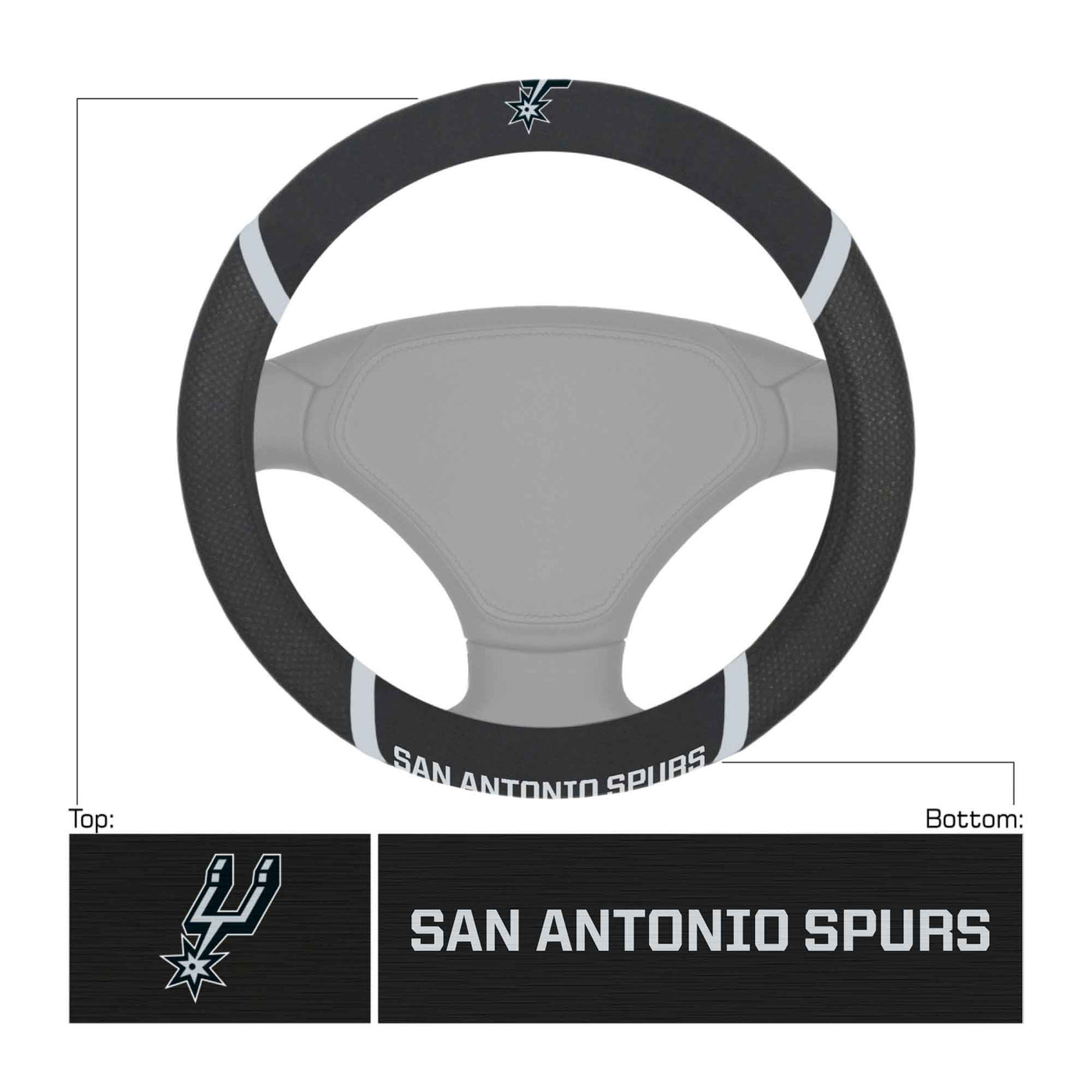 NBA - San Antonio Spurs Steering Wheel Cover