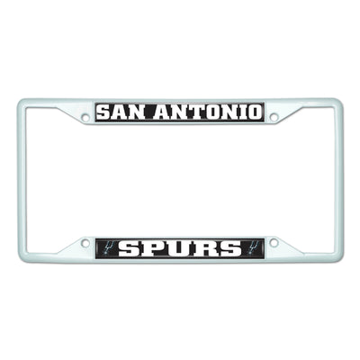 NBA - San Antonio Spurs White License Plate Frame
