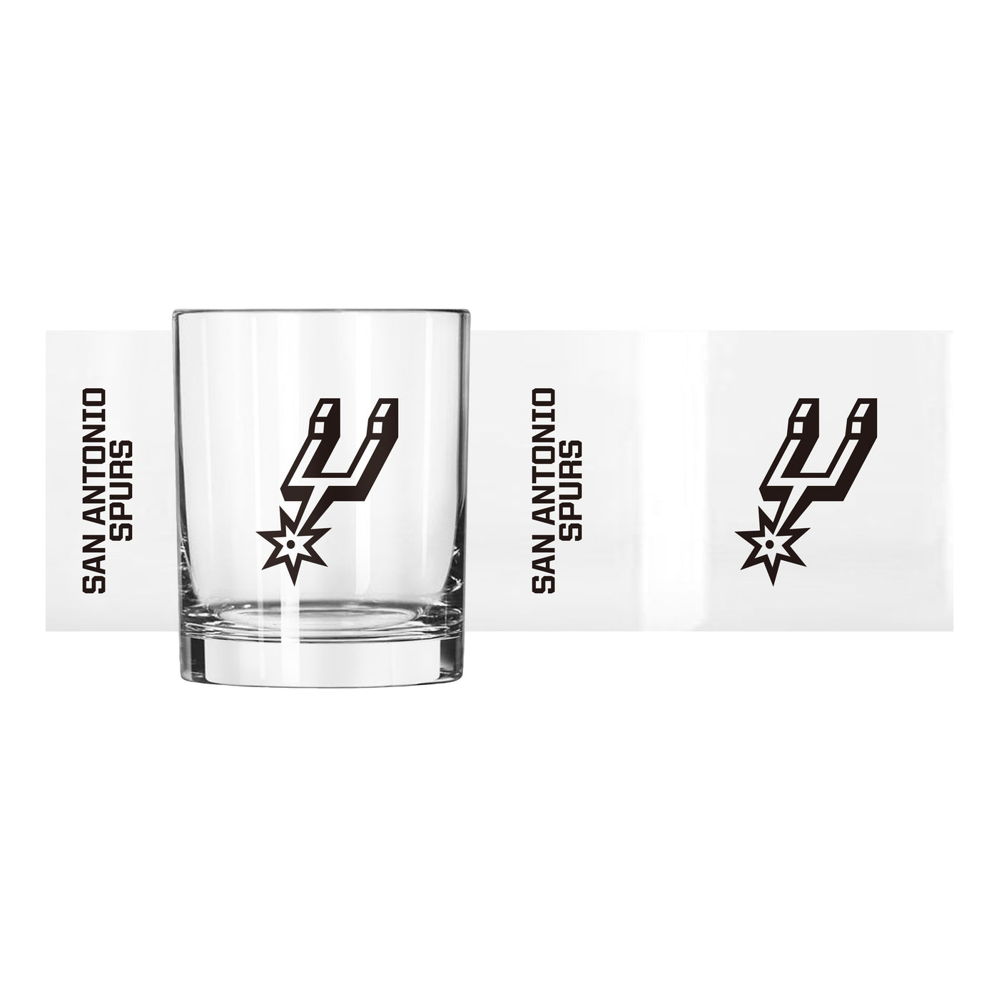 San Antonio Spurs 14oz Gameday Rocks Glass