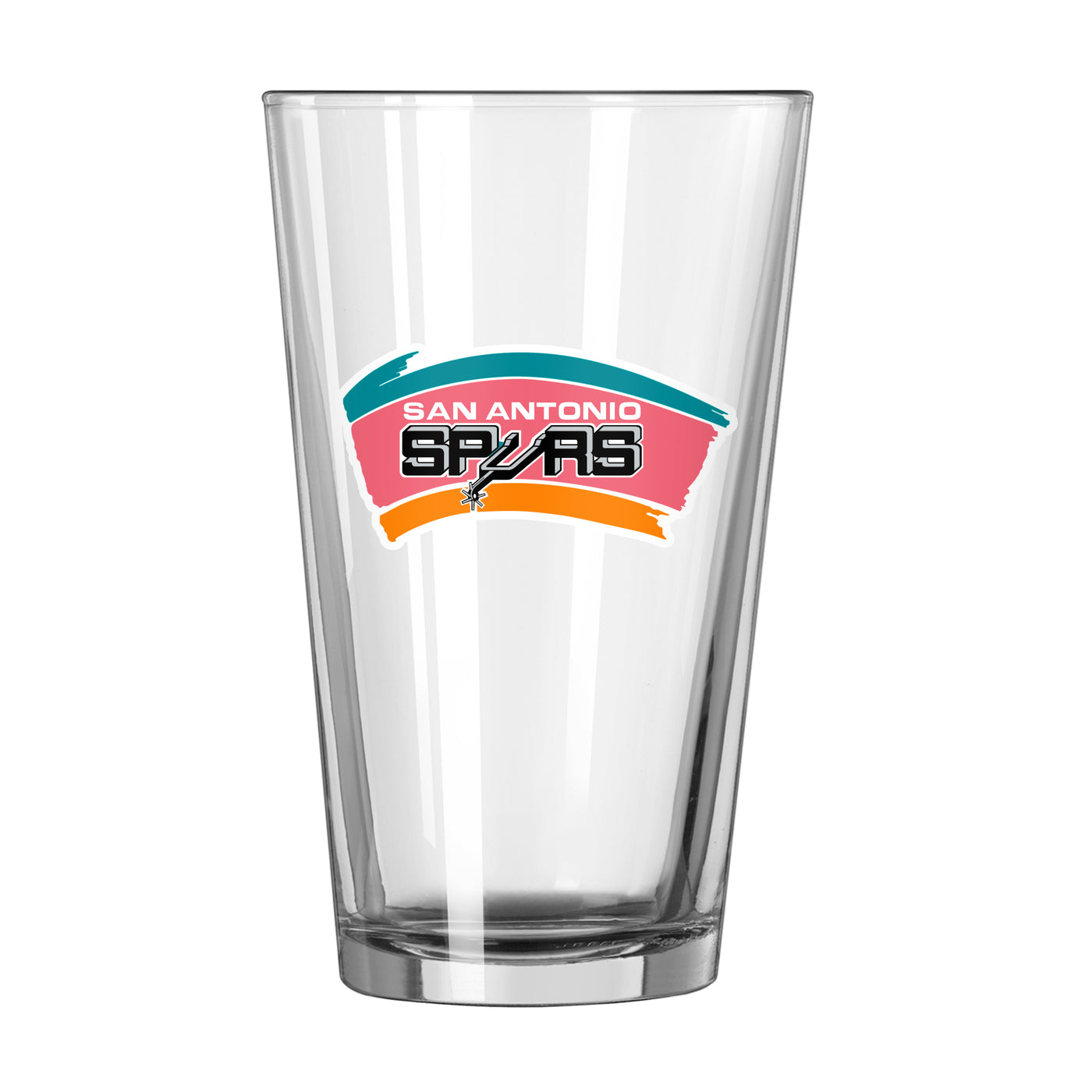 San Antonio Spurs 16oz Retro Pint Glass