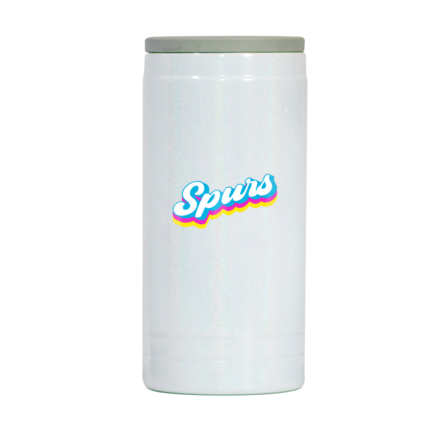 San Antonio Spurs 12oz Shadow Iridescent Slim Coolie - Logo Brands