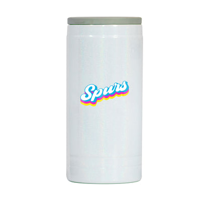 San Antonio Spurs 12oz Shadow Iridescent Slim Coolie - Logo Brands