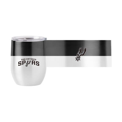 San Antonio Spurs Colorblock 16oz Stainless Curved Beverage
