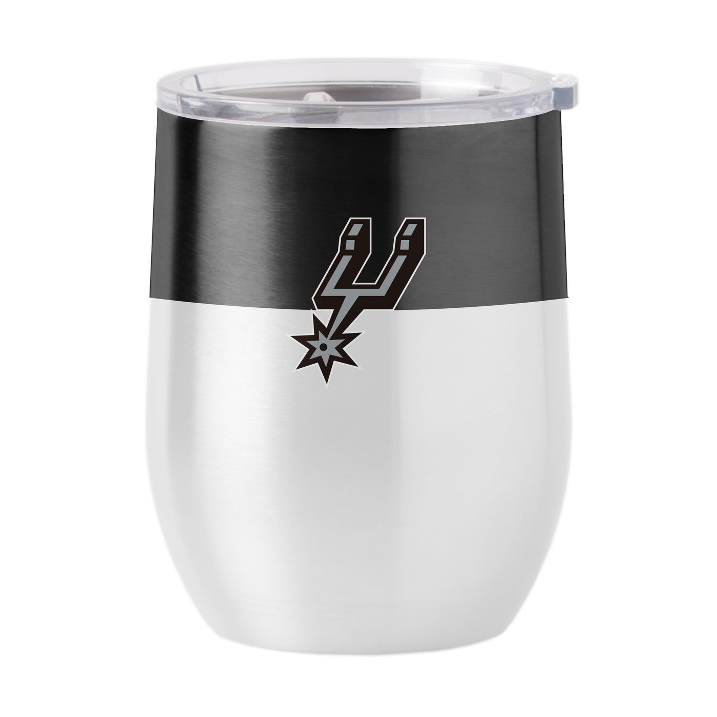 San Antonio Spurs Colorblock 16oz Stainless Curved Beverage