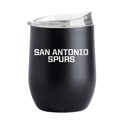 San Antonio Spurs 16oz Flipside Powder Coat Curved Beverage
