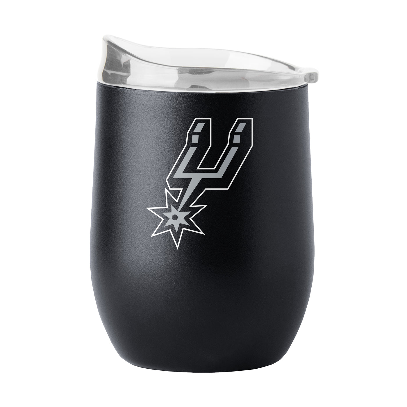 San Antonio Spurs 16oz Flipside Powder Coat Curved Beverage