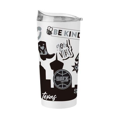 San Antonio Spurs 20oz Native Powder Coat Tumbler