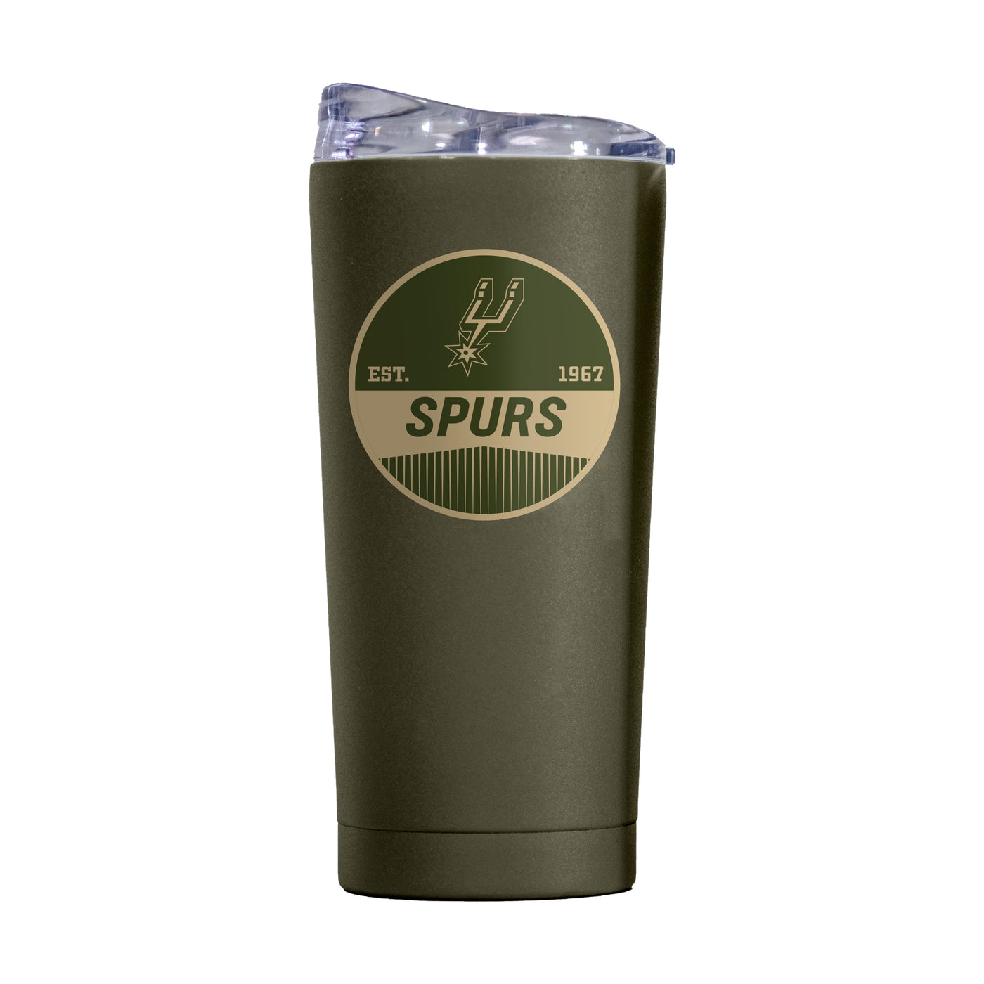 San Antonio Spurs 20oz Badge Powder Coat Tumbler - Logo Brands