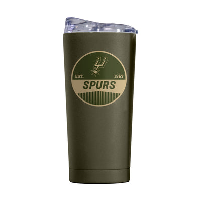 San Antonio Spurs 20oz Badge Powder Coat Tumbler - Logo Brands