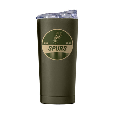 San Antonio Spurs 20oz Badge Powder Coat Tumbler - Logo Brands