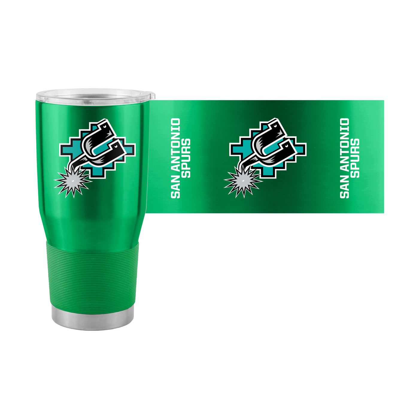 San Antonio Spurs 30oz Kelly Gameday Stainless Steel Tumbler