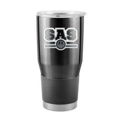 San Antonio Spurs 30oz Letterman Stainless Tumbler - Logo Brands
