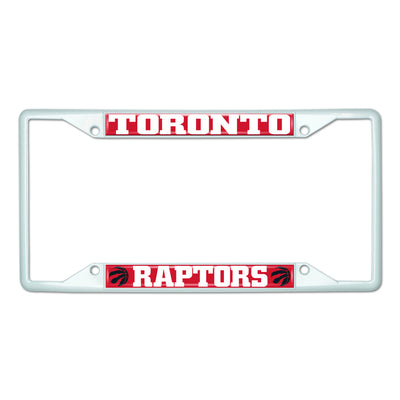 NBA - Toronto Raptors White License Plate Frame