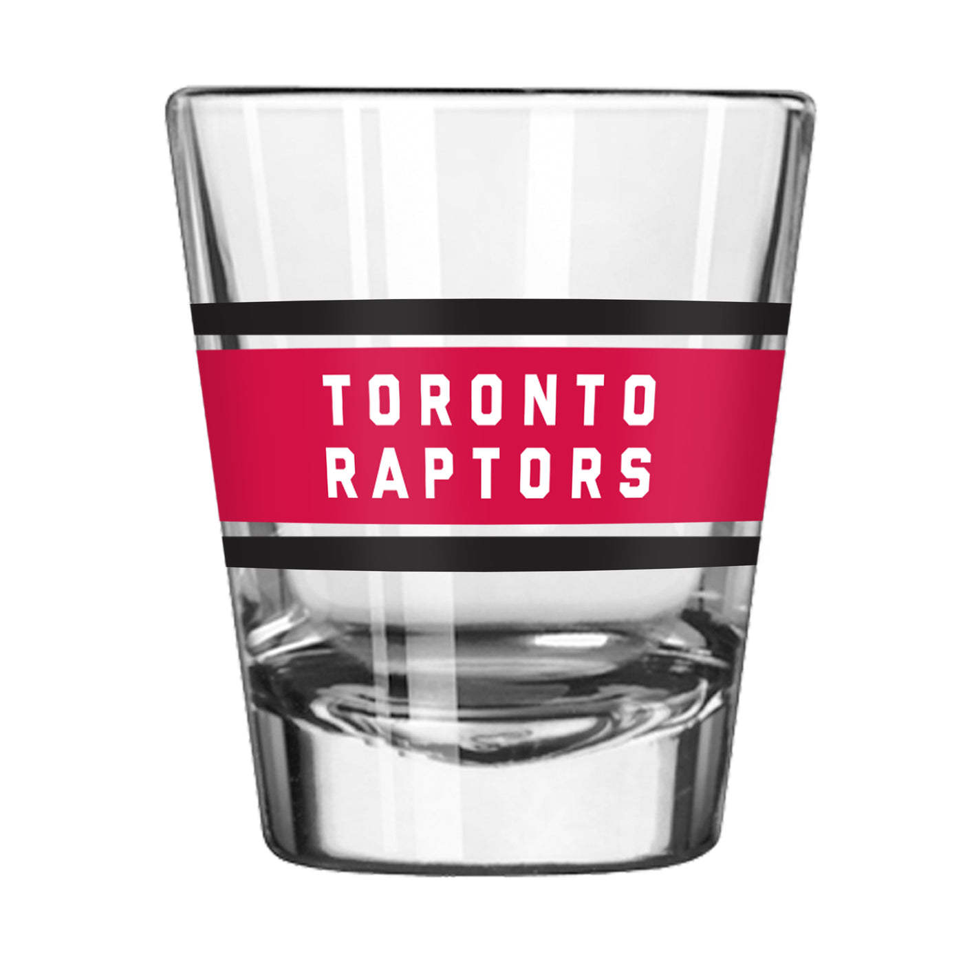 Toronto Raptors 2oz Stripe Shot Glass