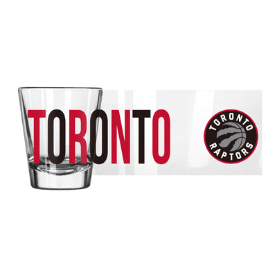 Toronto Raptors 2oz Overtime Shot Glass