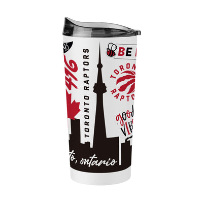 Toronto Raptors 20oz Native Powder Coat Tumbler - Logo Brands