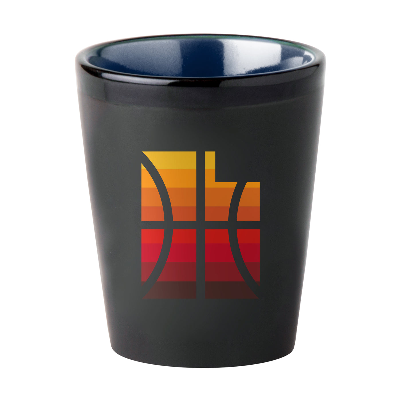 Utah Jazz 2oz Desert Black Matte Shot