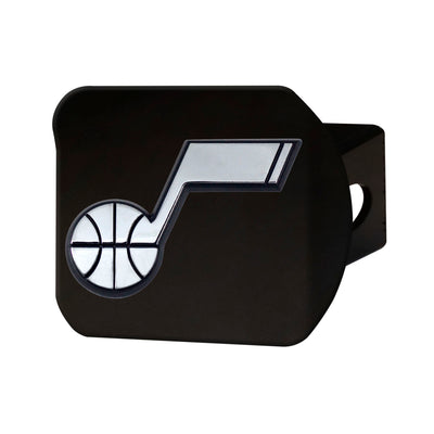 NBA - Utah Jazz Chrome on Black Hitch Cover