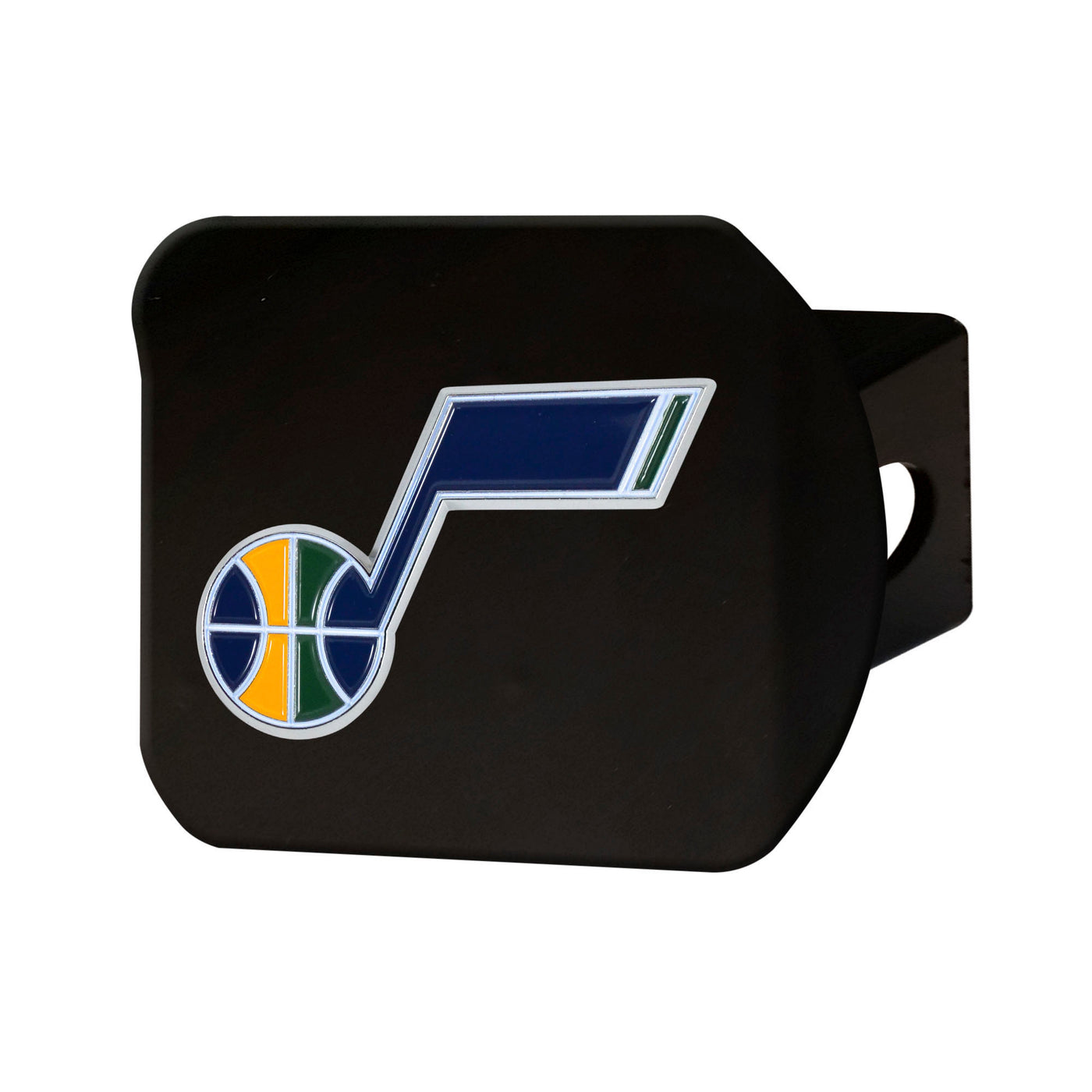 NBA - Utah Jazz Color on Black Hitch Cover