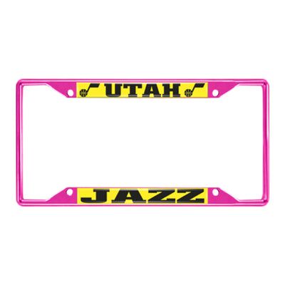 NBA - Utah Jazz Pink License Plate Frame