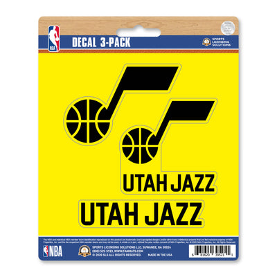 NBA - Utah Jazz Decal 3-pk