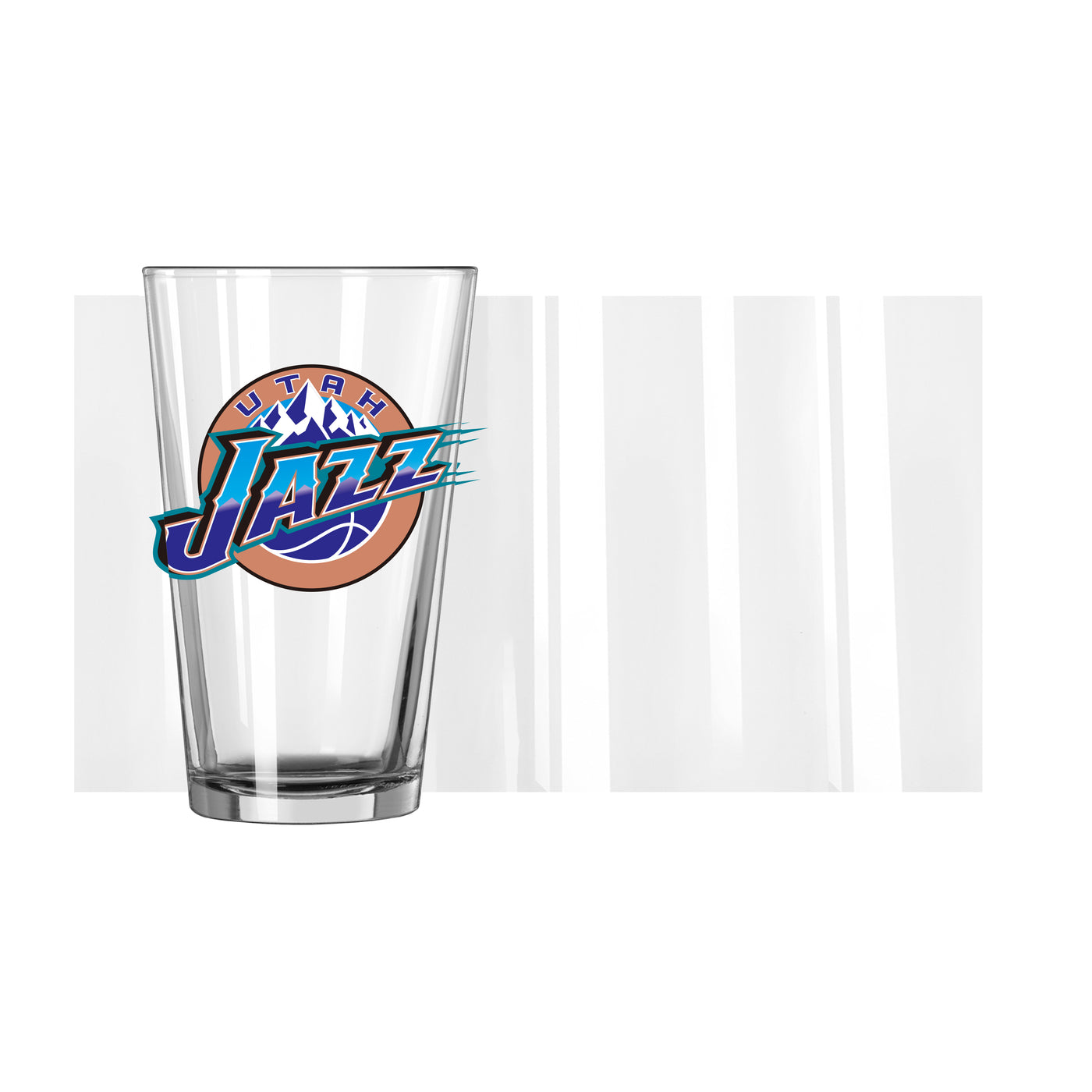 Utah Jazz Hardwood 16oz Swagger Pint Glass