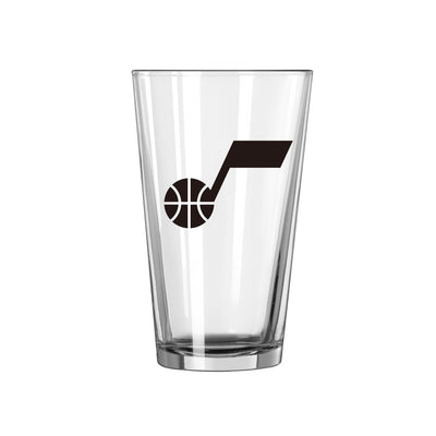 Utah Jazz 16oz Flipside Pint Glass - Logo Brands