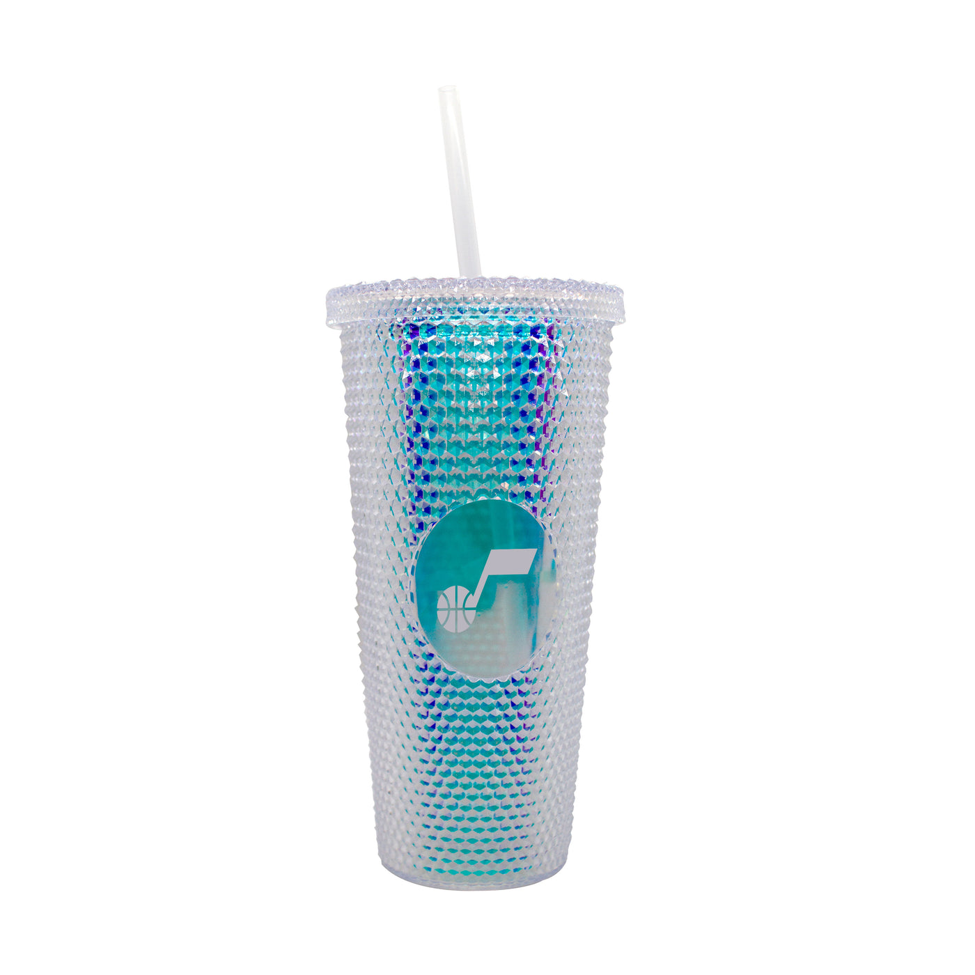 Utah Jazz 24oz Iridescent Studded Tumbler