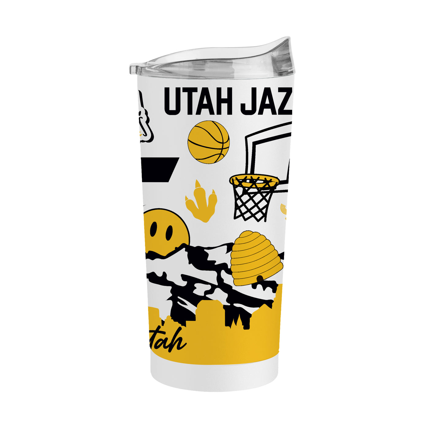 Utah Jazz 20oz Native Powder Coat Tumbler