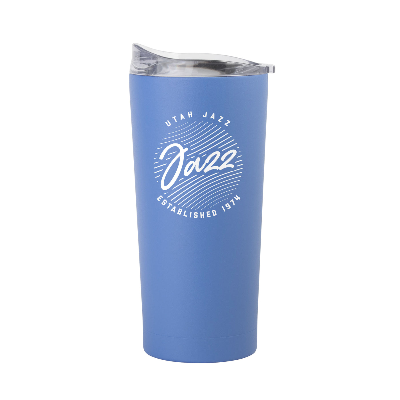 Utah Jazz 20oz Retro Script Arctic Powder Coat Tumbler