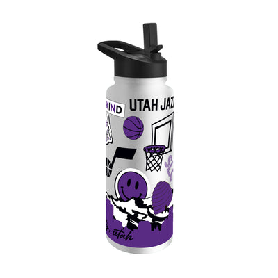 Utah Jazz 34oz Native Quencher Bottle