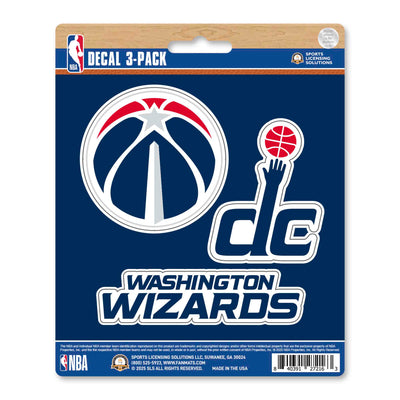 NBA - Washington Wizards Decal 3-pk