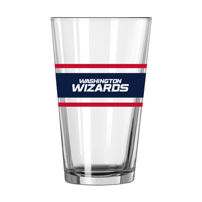 Washington Wizards 16oz Stripe Pint Glass