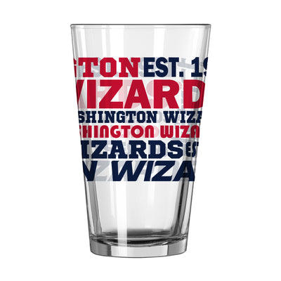 Washington Wizards 16oz Spirit Pint Glass