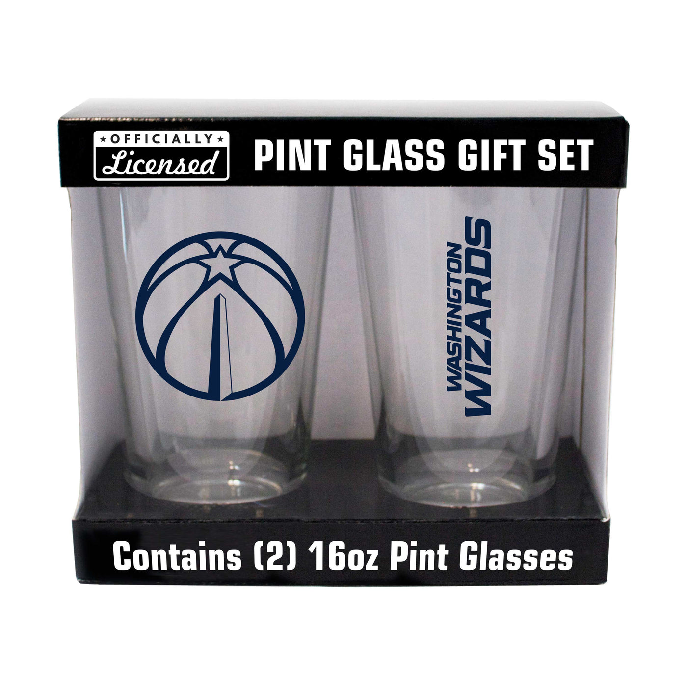 Washington Wizards 16oz Gameday Pint Glass 2 Pack