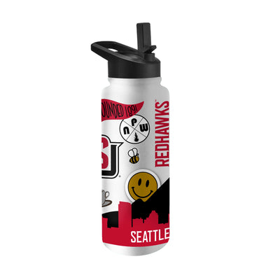 Seattle University 34oz Native Quencher Bottle - Logo Brands
