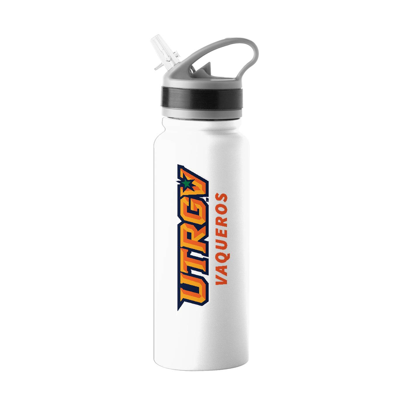 University of Texas Rio Grand Valley White 25oz SingleWall FlipTop Bottle