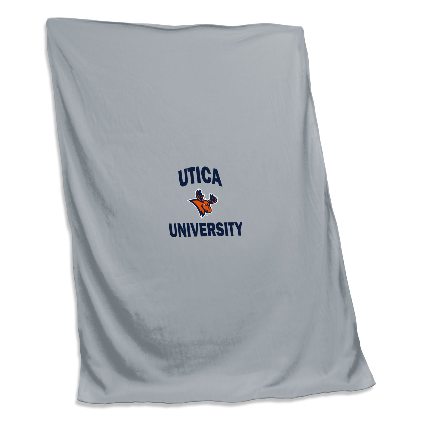 Utica College Screened Sweatshirt Blanket