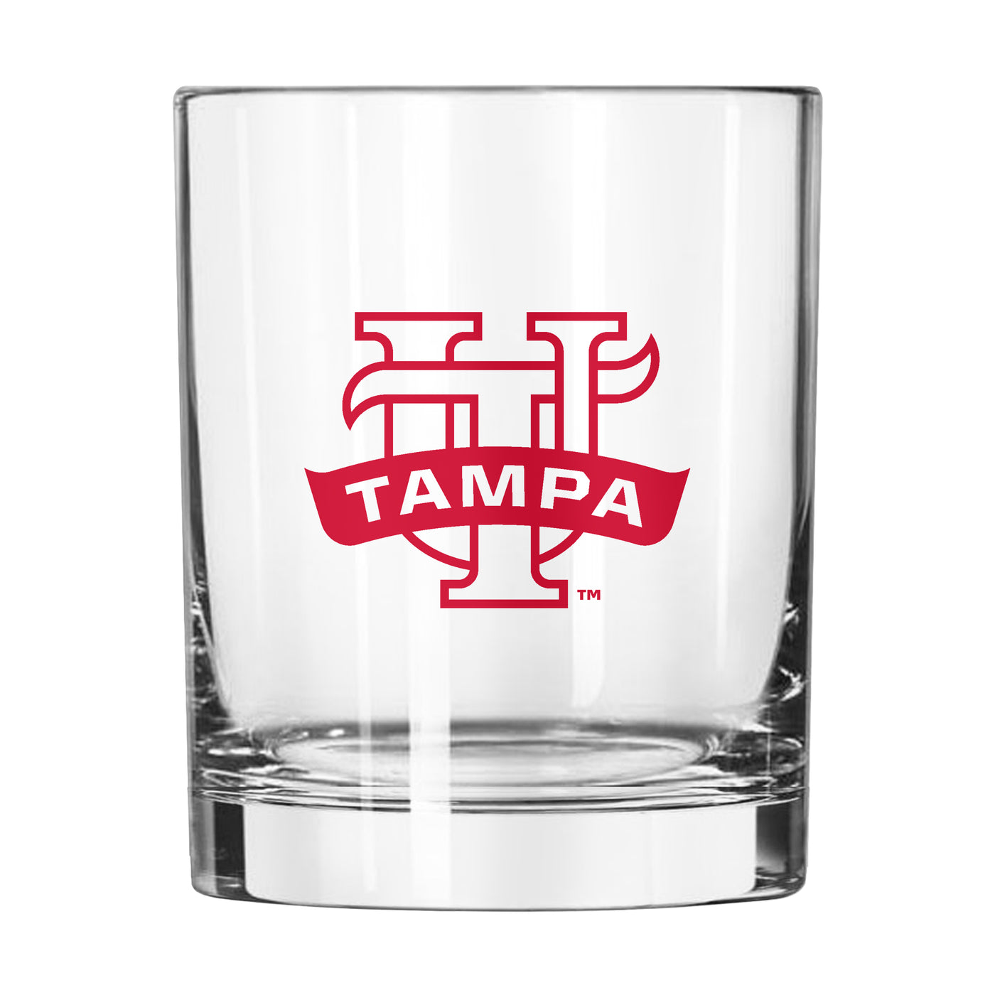 Tampa U 14oz Gameday Rocks Glass