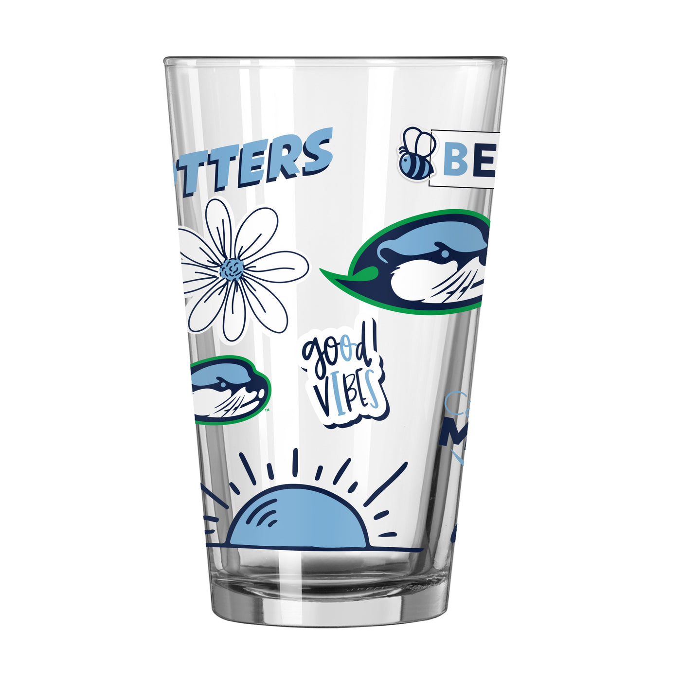 California State Monterey Bay 16oz Native Pint Glass