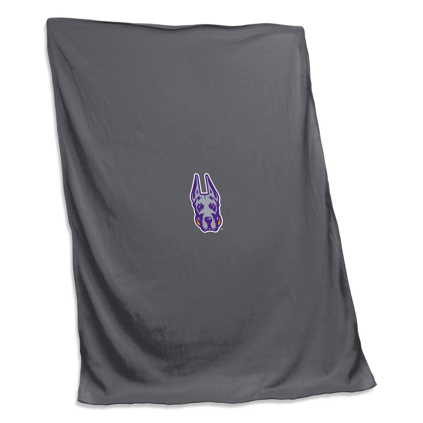 Albany U Suny Charcoal Screened Sweatshirt Blanket