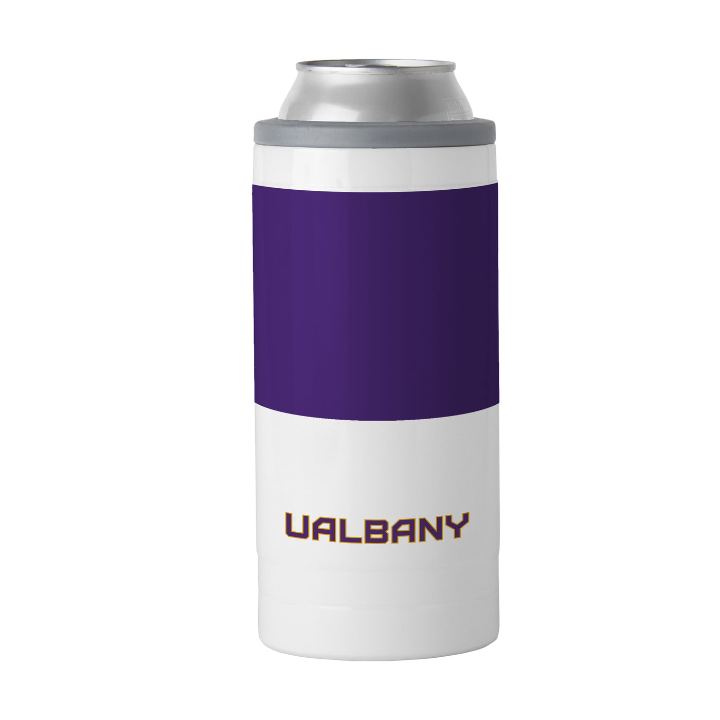 SUNY Albany 12oz Colorblock Slim Can Coolie