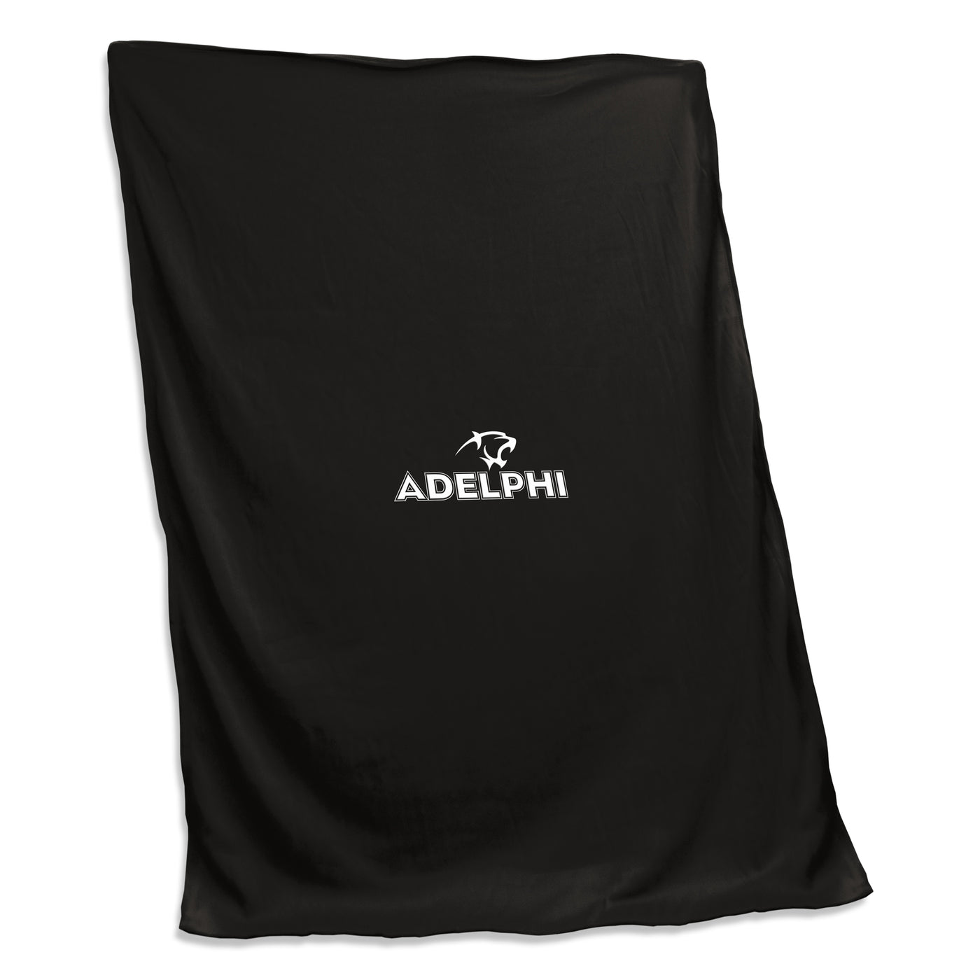 Adelphi U Sweatshirt Black Blanket (Screened)