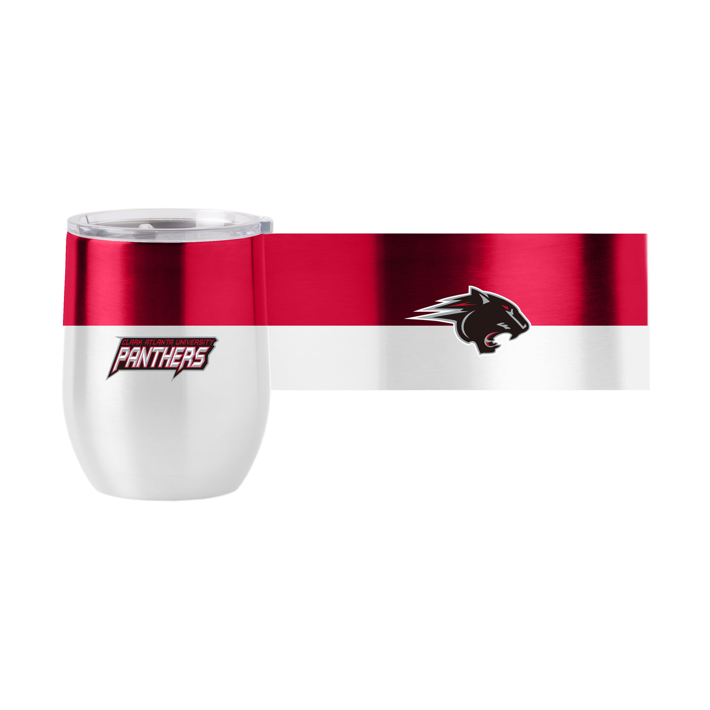 Clark Atlanta University Colorblock 16oz Stainless Curved Beverage