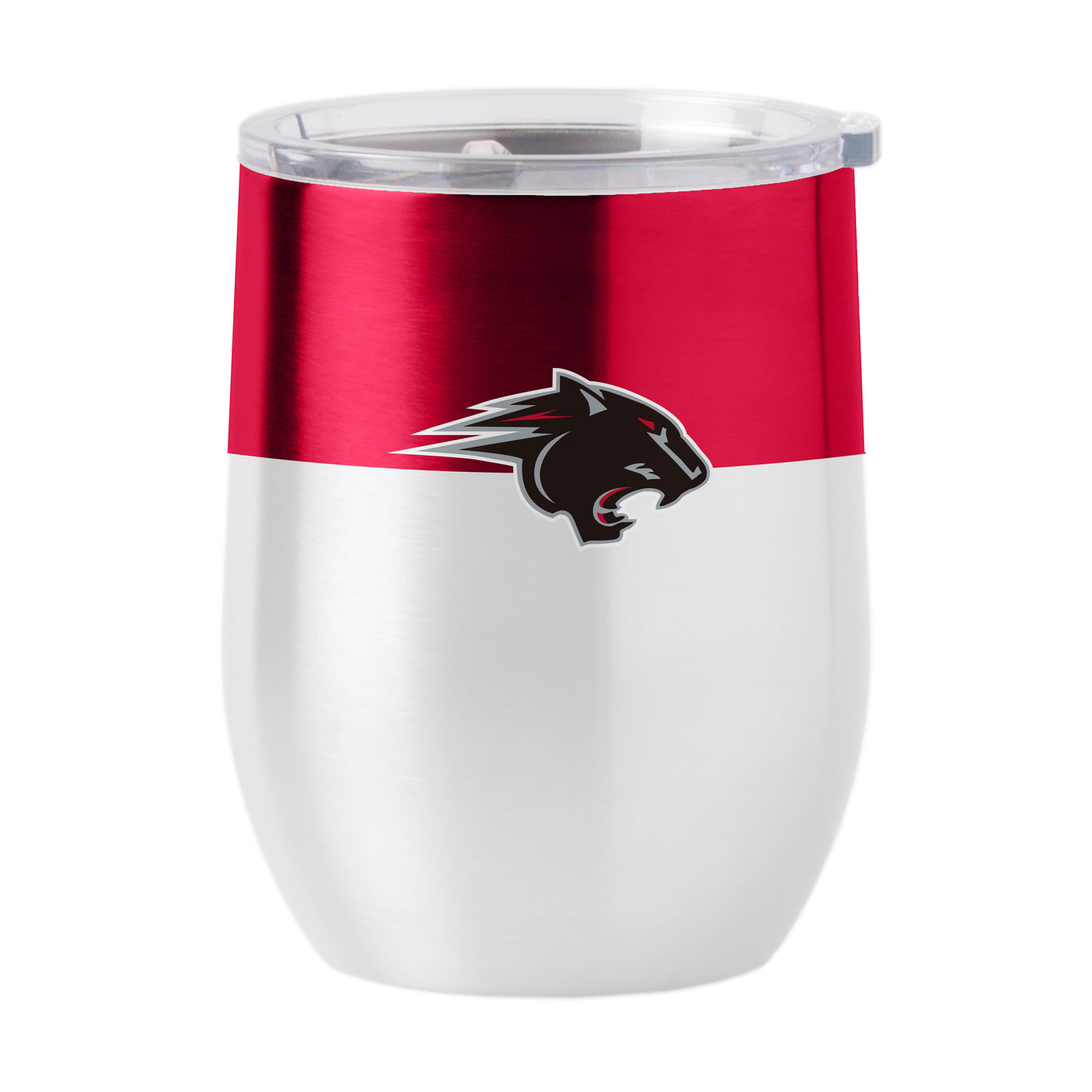 Clark Atlanta University Colorblock 16oz Stainless Curved Beverage