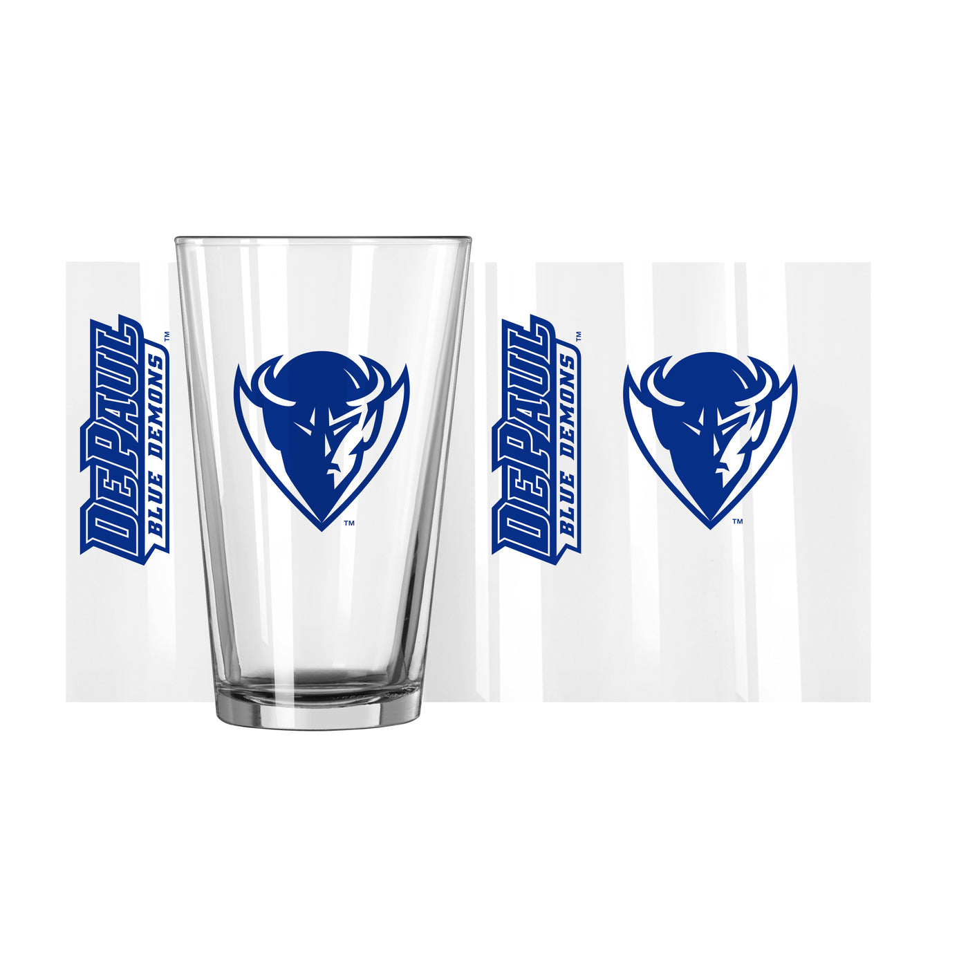 DePaul 16oz Gameday Pint Glass - Logo Brands