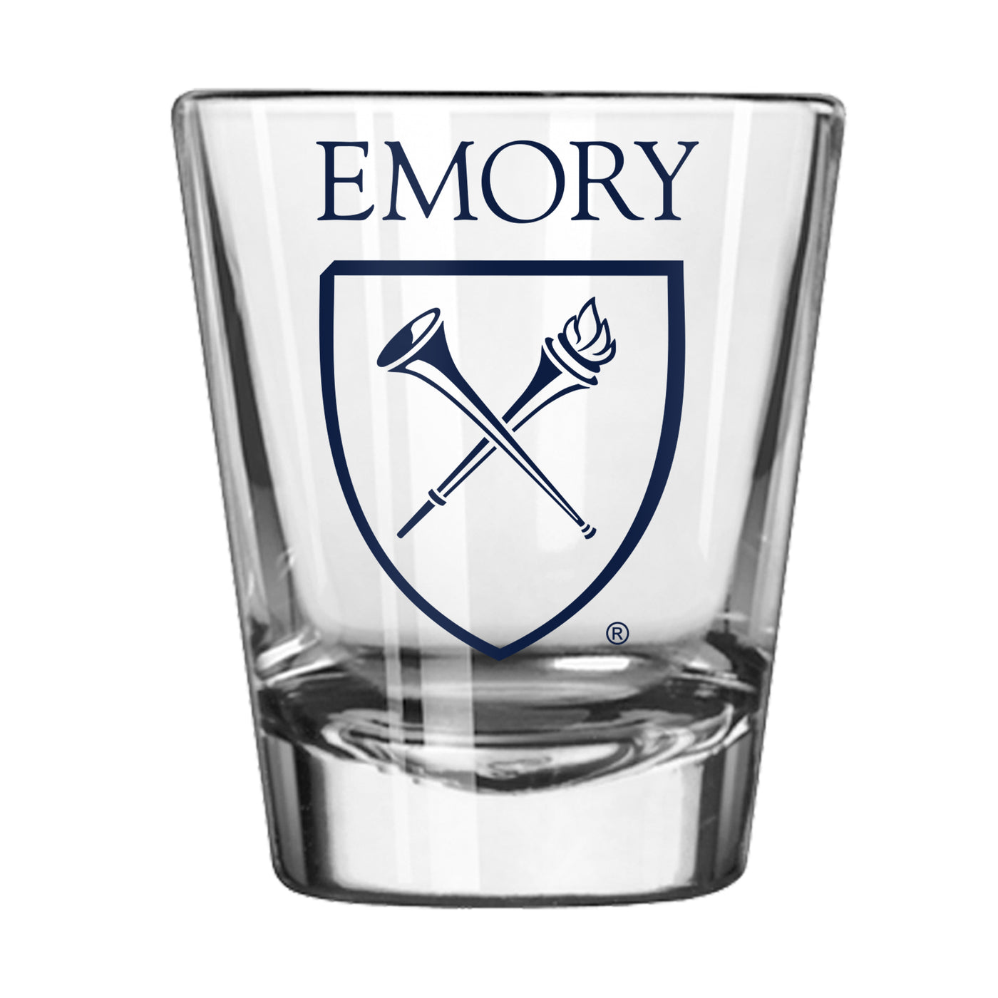 Emory University 2oz Logo Shot Glass