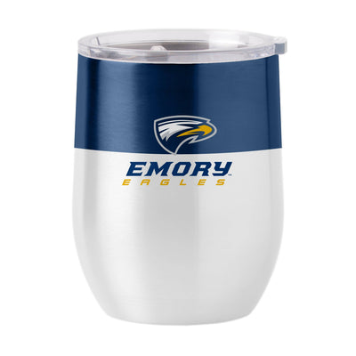 Emory University 16oz Colorblock Stainless Curved Beverage