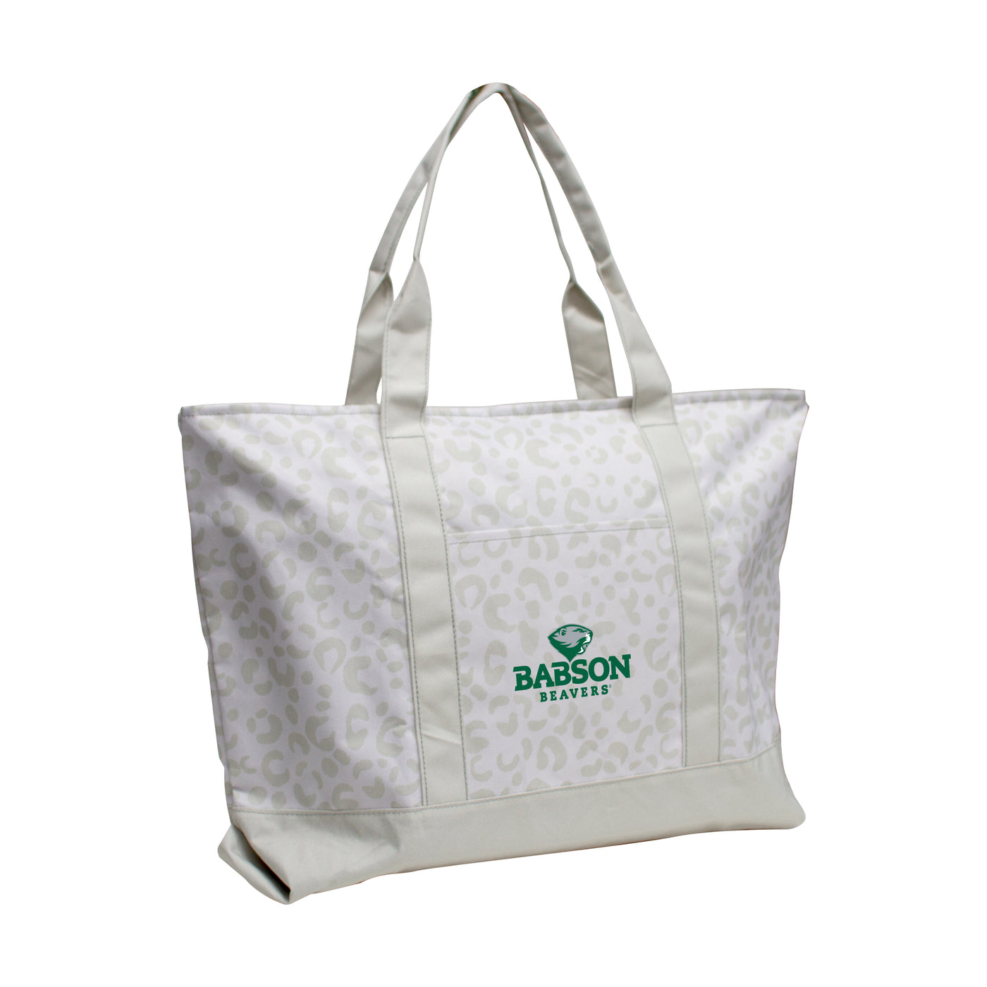 Babson College Leopard Pattern Tote